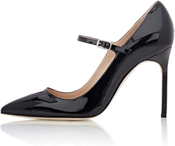 pointed toe mary jane heels