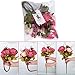 Luyue Peonies Artificial Flowers Vintage Faux Peony Arrangements Fake Flower for Vase Silk Floral Bouquet for Table Centerpiece Wedding Decoration Indoor Home Decor
