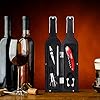 Wine Accessories Gift Set - 5 Pcs Deluxe Wine Opener Bottle Corkscrew Kit, Great Gift for Wine Lover, Gadgets for Men…