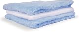 D.A.Y. Republic 3 Pack Microfiber Baby Face Wash Cloths 28x28cm Pink/White view 6
