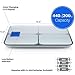 Smart Weigh Digital Body Weight Scale with Weight Tracking and Step-On Technology, 440 Pounds, Recognizes and Stores 8 Users [2017 Upgraded Version]