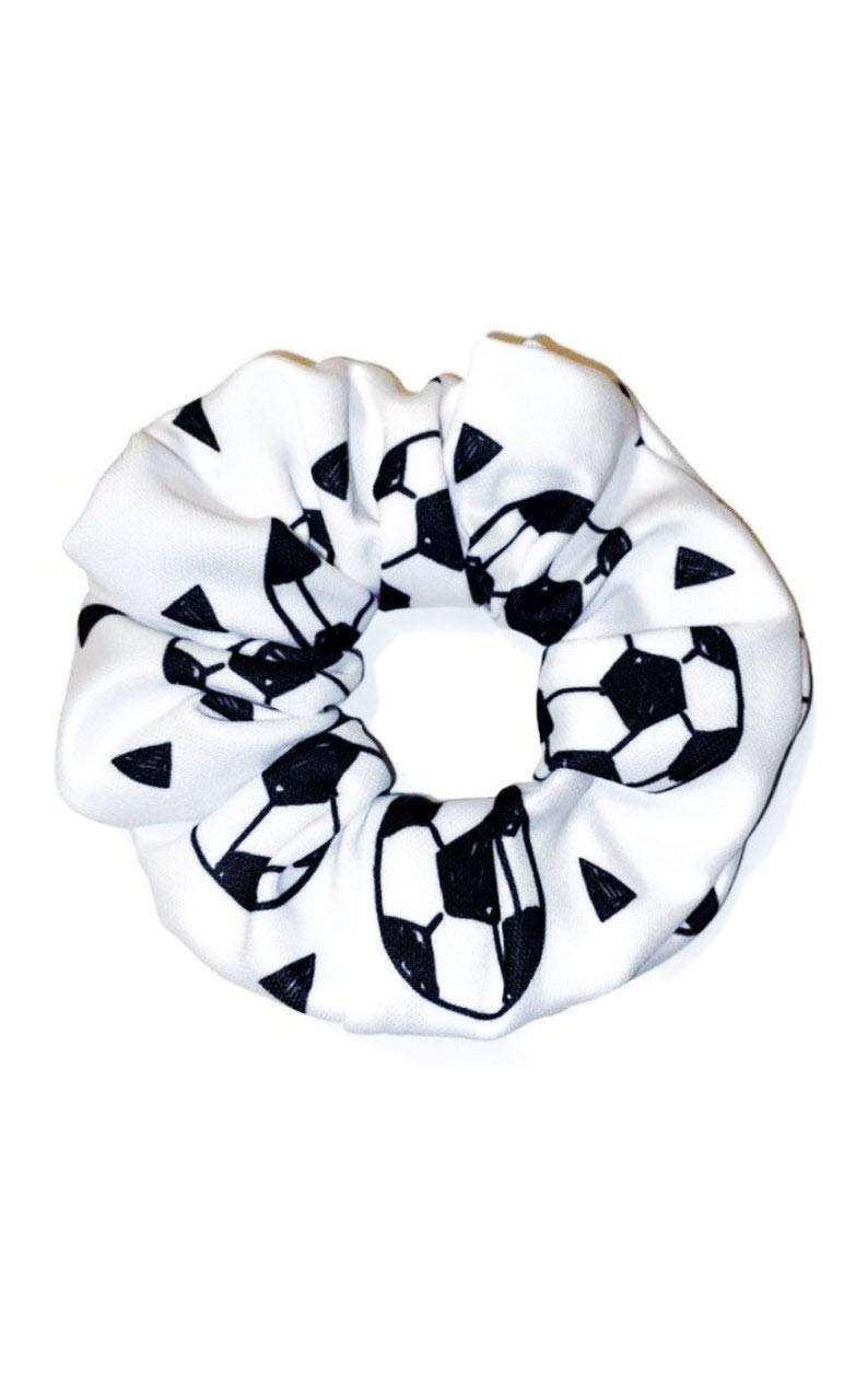 Amazon Com Soccer Sports Athletic Scrunchies Girls Messy Bun Top
