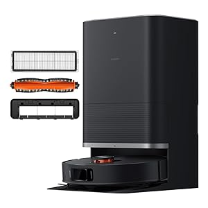 XIAOMI Robot Vacuum X20 Max – 8000 Pa Suction Power, Dual Mop System with Hot Water Cleaning and Drying, 75 Days Dust Capacity, 4 Cleaning Modes and 5200 mAh Battery for Smart, Thorough Cleaning