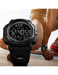 Farsler   Reloj inteligente deportivo con Bluetooth, 164.0 ft, impermeable, con calorías, podómetro, reloj deportivo digital para hombre
