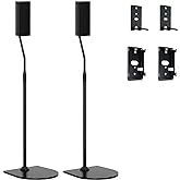 Height Adjustable UFS-20 Stand for Bose Speaker Stands, with Slideconnect Bracket, for Surround 700, OmniJewel Lifestyle 650, CineMate GS Series II, for Bose 700 Speaker Stands