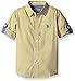 U.S. Polo Assn. Little Boys' Long Sleeve Single Pocket Sport Shirt, Green Plaid, 5/6