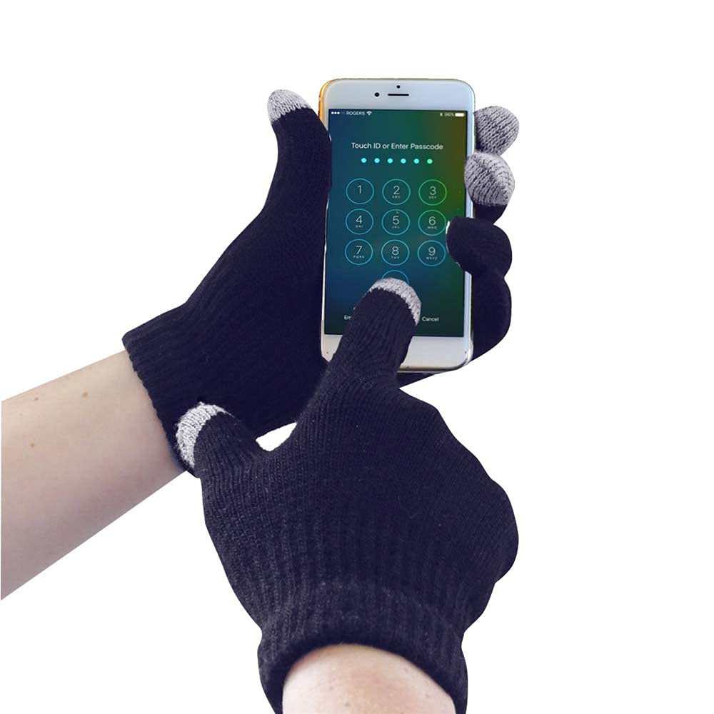 Portwest Touchscreen Knit Glove, Color: Navy, Size: S/M, GL16NARS/M