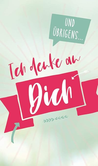 Komma3 Susse Botschaft Motiv Ich Denke An Dich 91 051 Amazon De Burobedarf Schreibwaren
