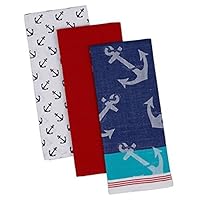 Design Imports Anchors Away Dishtowels - Set of 3