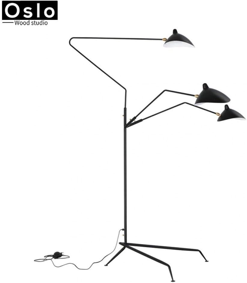 Replica Design Black Floor Lamp Light Mantis Arm Floor Lamp Black Colour Loft Industrial Bedroom Decor Floor Lamp Amazon De Lighting