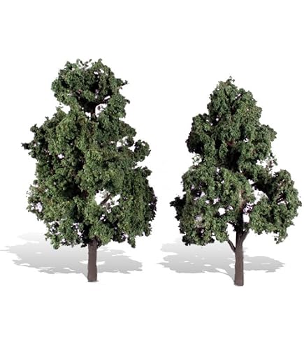 Amazon.com: WOODLAND SCENICS TR1571 Mix Green Decid Trees 2-3 (23