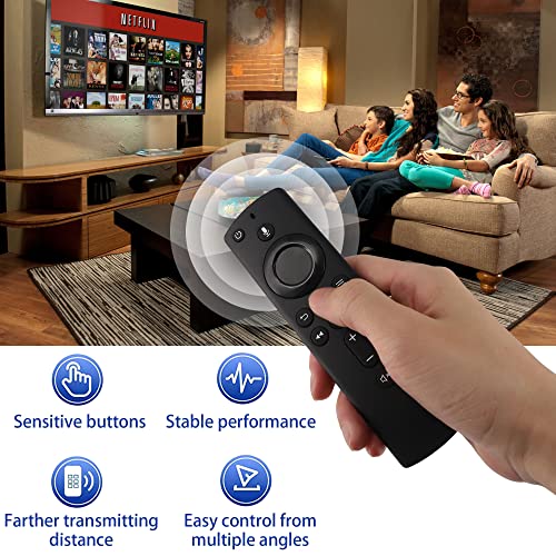 Telecomando Vocale Di Ricambio Per TV Stick 4K/Lite E TV Cube (2ª/3ª Gen) – Compatibile Con Smart TV 3ª Gen, Portata 10m, Accoppiamento Semplice