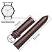 SONGDU Quick Release Leather Watch Band, Full Grain Genuine Leather Replacement Watch Strap with Stainless Metal Buckle Clasp 16mm, 18mm, 20mm, 22mm, 24mm (20mm, Brown)