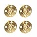 Eowpower 4Pcs Brass Flange Trapezoidal 4 Start Nut for 3D Printer Z Axis 8mm Lead Screw