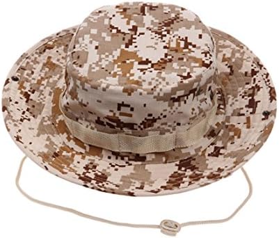 JITTY Wide Brim Military Bucket Boonie Sun Hat for Summer Outdoor Hiking Fishing Gardening Hunting Camping Wargame