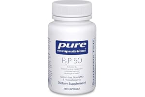 Pure Encapsulations P5P 50 - Active Vitamin B6 - Supports Energy Metabolism* - Gluten Free & Non-GMO - 180 Capsules