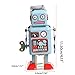 Bettal Tin Metal Vintage Mechanical Clockwork Wind-up Walking Robot Toy Kids Gift Collection