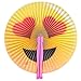 Neliblu 1 Dozen Emoticon Folding Fans - Emoji Party Supplies - Party Favors - Fans - Goody Bag Fillers