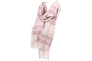 Nollia Plaid Fall/Winter Scarf for Men & Women-Plaid Color Cashmere Feels Acrylic Scarves