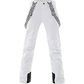 GS SNOWING Women's Insulated Snow Pants Waterproof Windproof Snowboard Ski Bibs with Detachable Suspenders