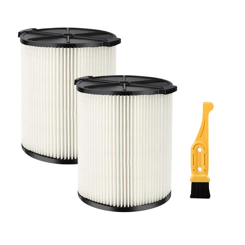 Photo 1 of 2-Pack VF4000 Replacement Filter for Ridgid 72947 Standard Wet dry Vac 5 to 20 Gallon 6-9 Gal Husky Vacuum Compatible WD5500 WD0671 RV2400A RV2600B Vac