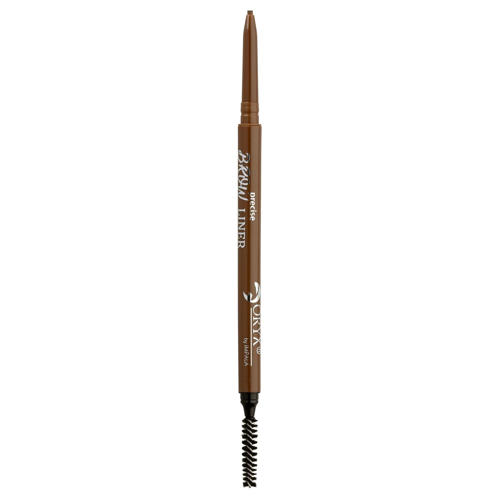 ORYX - Retractable Eyebrow Pencil with Eyebrow Brush by Impala I Automatic Eyebrow Filler I Ultra-pigmented I Waterproof I Transfer Resistant I Color 601 Ash Brown