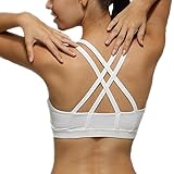 Animas Women's Wirefree Padded Criss Cross Back Yoga Sports Bra