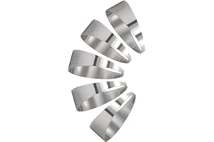 Foruly 3" 90-Degree Pie Cuts, 304 Stainless Steel Tight Radius (5-Piece Set) – Unwelded, Laser-Cut & Polished for High-Flow Performance