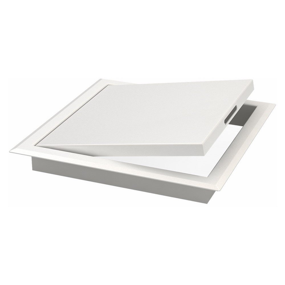 Construsim C6743030 - Lacquered Metal Register Hatch with Key 300x300 mm