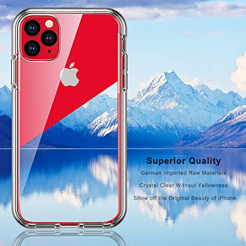 image for COOLQO Compatible for iPhone 11 Pro Max Case, with [2 x Tempered Glass