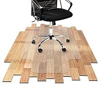 Desk Chair Mat for Hardwood Floor - Hard Floor Protection Mat for Office & Home | Many Sizes Available | Clear - 36" x 48" with Lip