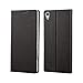 Sony Xperia XA1 Wallet leather Flip case, Feitenn Folio Flip PU leather Case with Stand Kickstand card slots holder Clear TPU Slim case cover For XA1 2017 [Not fit for XA] (Black)