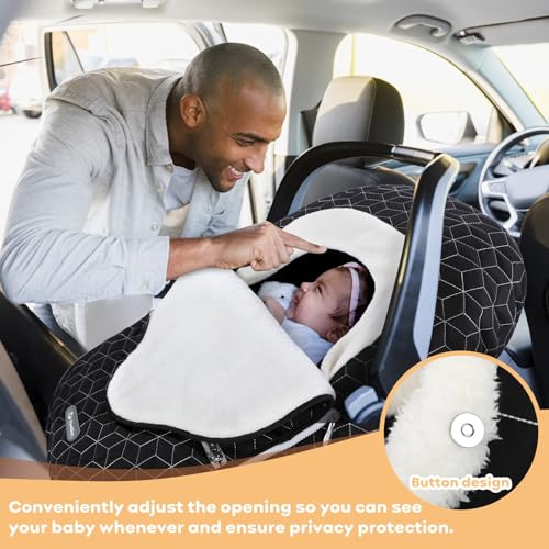 Car Canopy Winter Baby Car Seat Cover Waterproof Windproof