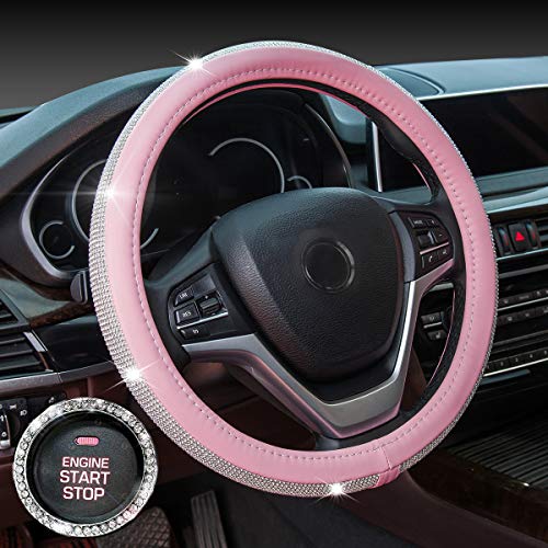 1 Steering+Rhinestones+Universal+Anti+Slip+Protector