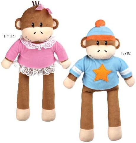 Zanies Monkey Business Friend Tiff Pet Squeaker Toy
