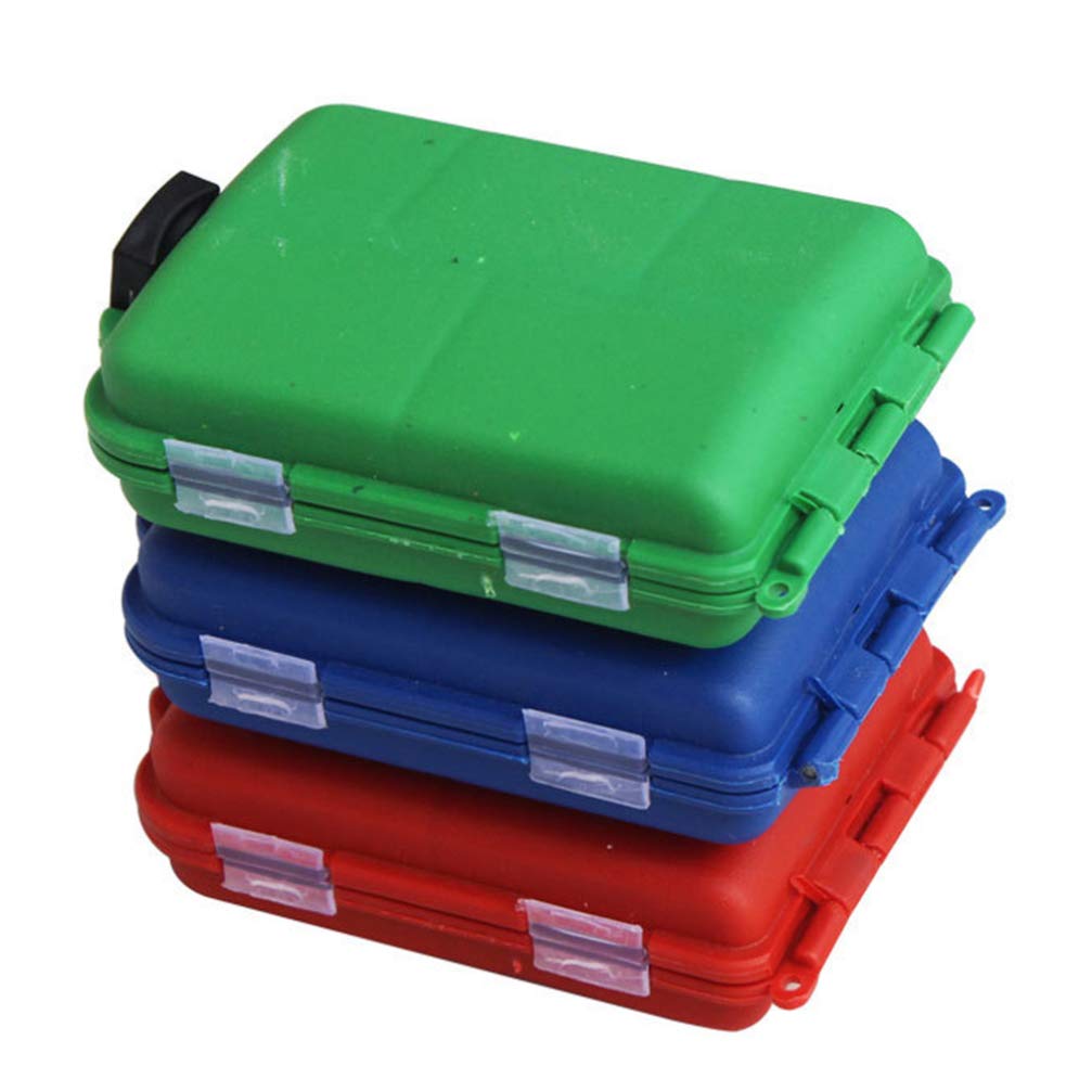 BESPORTBLE 3pcs Fishing Tackle Case Fishing Lure Boxes Mini Tackle Box Small Box Storage Containers For Hooks Beads Earrings Charms