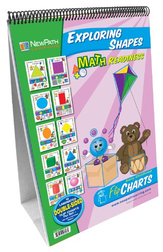 NewPath Learning Exploring Shapes Curriculum Mastery Flip Chart Set, Early Childhood