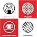 SPORTSSTUFF Poparazzi 1-3 Rider Towable Tube for Boating, Red