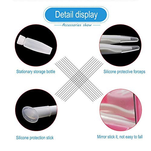 Contact Lens Box Star Contact Lens Travel Case Contact Lens Case Container Holder Storage Box Portable Contact Lens Travel Kits Cute Mini (Round)