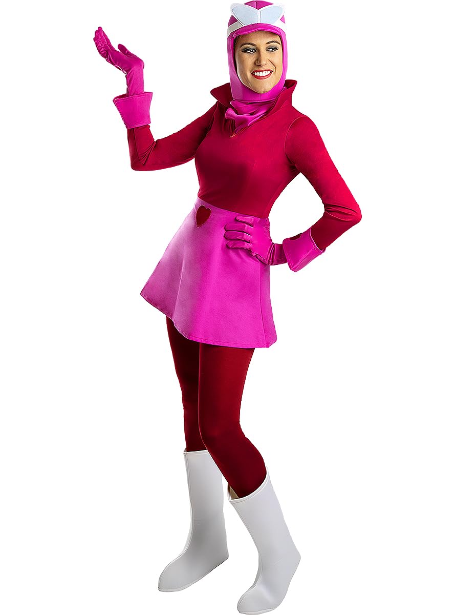 Funidelia | Penelope Pitstop Costume - Wacky Races OFFICIAL for woman Cartoons - Costumes for adults, accessory fancy dress & props for Halloween, carnival & parties - Size XS - Pink