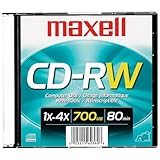 Maxell 630010 CD-RW, Surface, 700MB/80MIN, 4X
