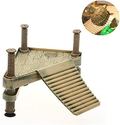 JunBo Turtle Basking Platform in Resin Platform for Turtles Amphibious for Aquariums Turtle Tank