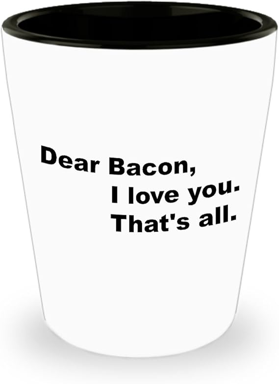 Amazon Bacon Shot Glass Bacon Themed Gifts For Men Women 