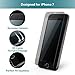 Klearlook Privacy Series 9H 3D Curve Full Coverage Anti-Scratch Tempered Glass Screen Protector, Black Frame with Matte Back Film for iPhone 7 Plus (1+1 Pack)