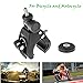 VVHOOY Motorcycle Bike Handlebar Mount Camera Clamp Mount Bracket 360 Rotation Action Camera Holder Compatible with Insta360/GoPro Hero 11/10/9/8/7/6/5/4 /AKASO/Osmo Action Cameras
