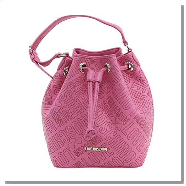 pink love moschino bag