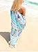 Rainlover Women's Fashion Swimwear Tassel Kimono Bikini Cover up Beach Dresses (Blue)