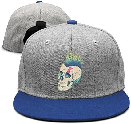 SJSNBZ Skull Punk Face Printed Unisex Adult Mens Hip-hop Caps