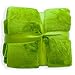 casa pura Fleece Throw Blanket | Plush Blanket Throw for Couch or Twin Size Bed | Super Soft & Cozy Fur Blankets | Various Sizes and Colors | Apple Green - 60