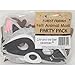 Lilly and the Bee Novelties Forest Friends Felt Animal Mask 7 Piece Party Pack